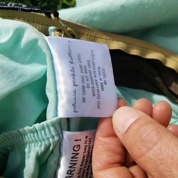 Petunia Pickle Bottom Boxy Backpack Diaper Bag Green Mint - Picture 13 of 13